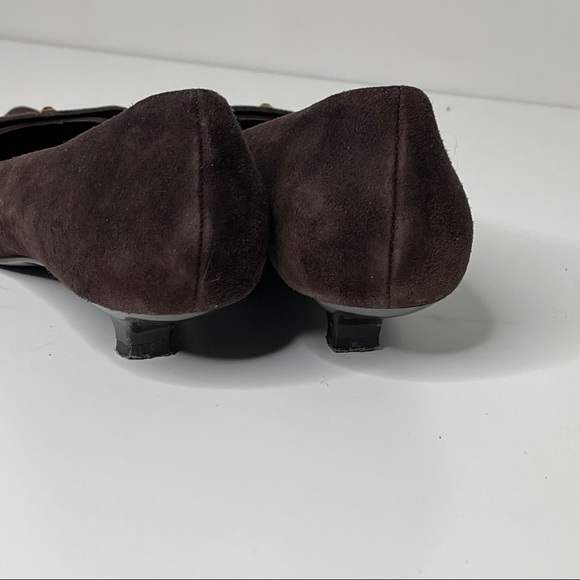 Tyler Richard Tyler brown suede shoes size 7.5 - Picture 8 of 12